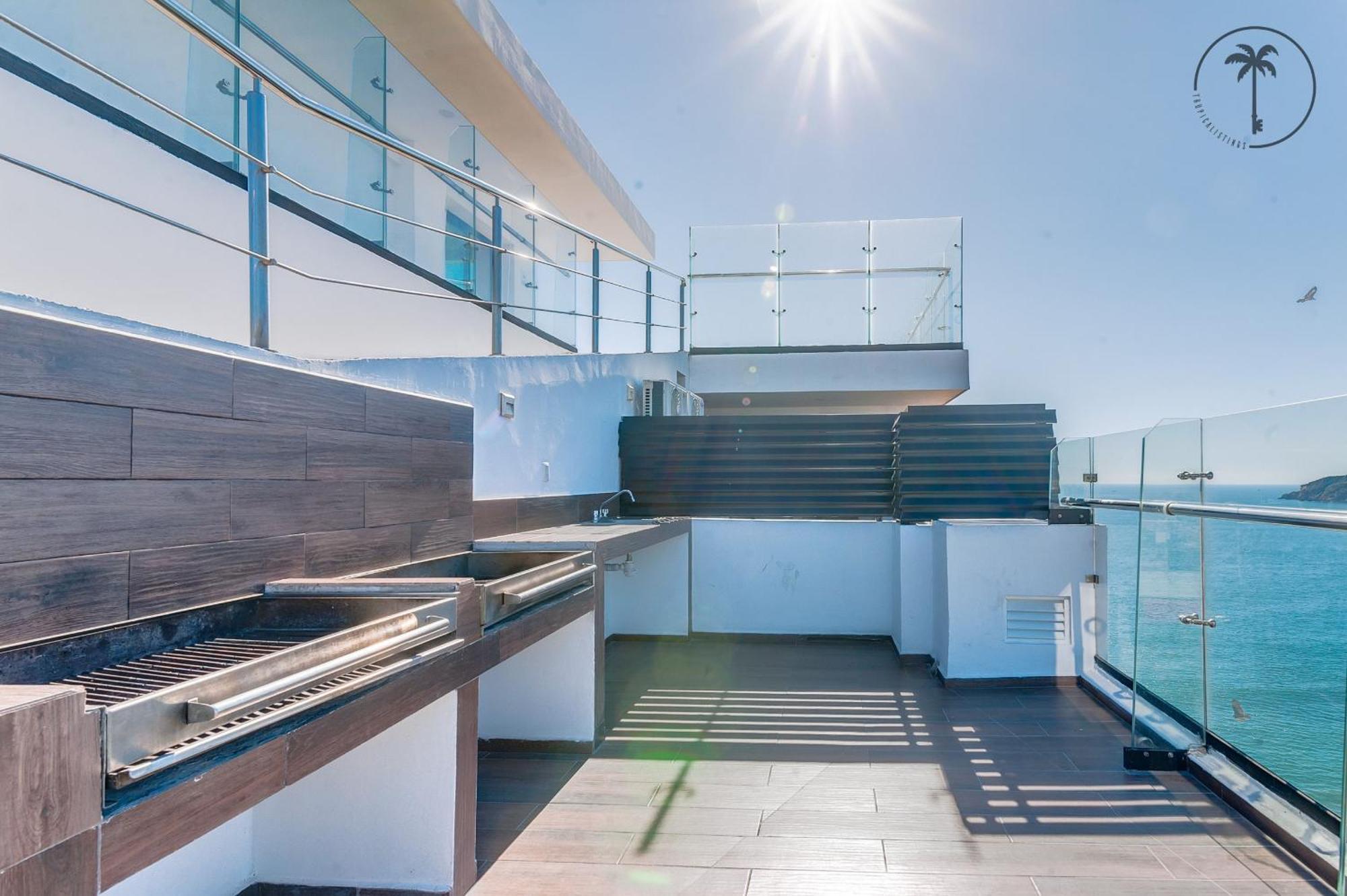 Hermosa Vista Al Mar, Condominio De Lujo! Mazatlán Exterior foto