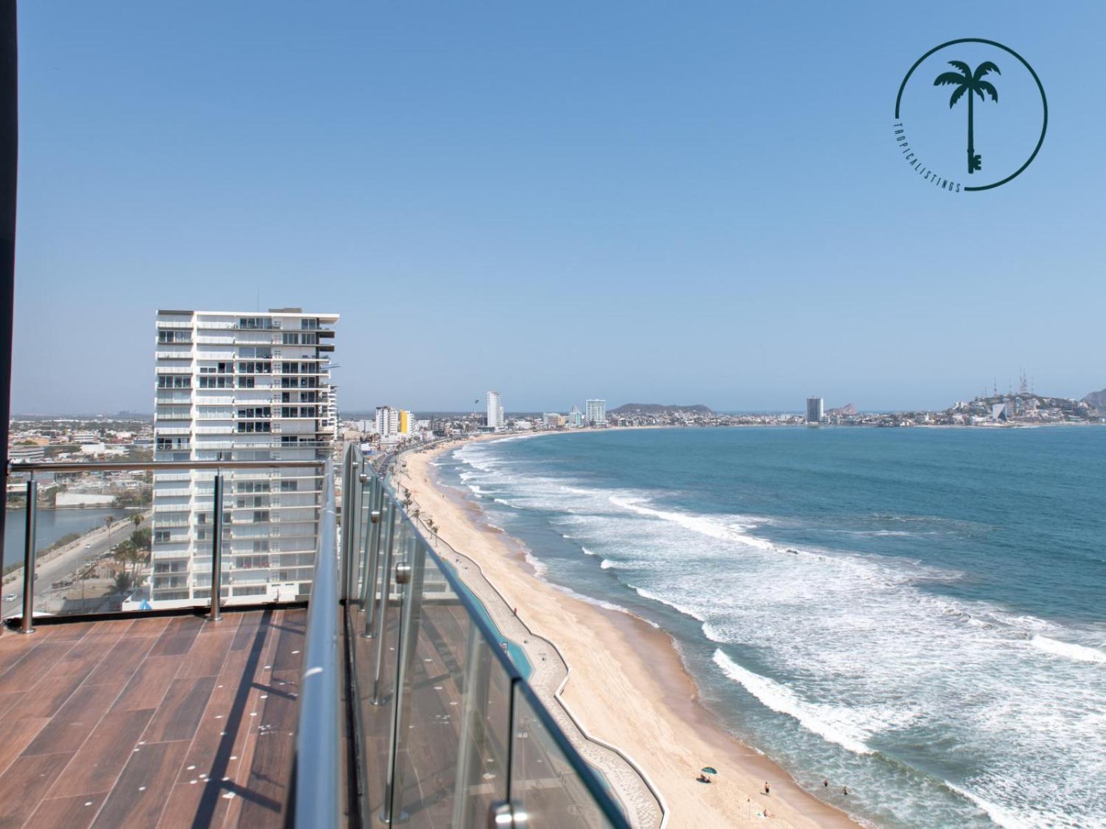 Hermosa Vista Al Mar, Condominio De Lujo! Mazatlán Exterior foto
