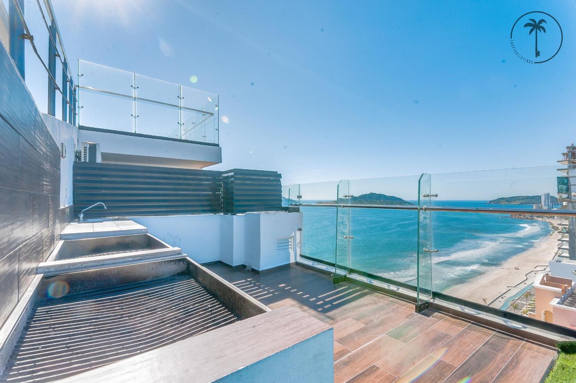 Hermosa Vista Al Mar, Condominio De Lujo! Mazatlán Exterior foto
